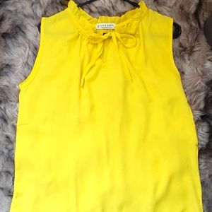 Neon yellow blouse